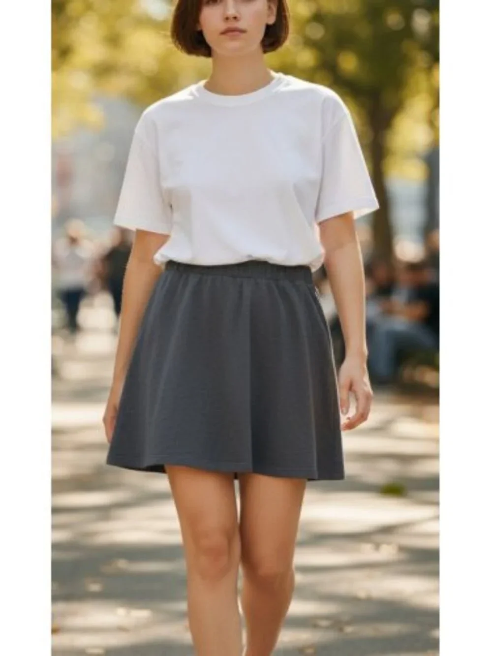 OLD NAVY Black A-Line Skirt Girls M Size 8